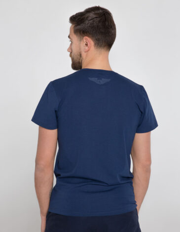 Men's T-Shirt Bee. Color navy blue. .