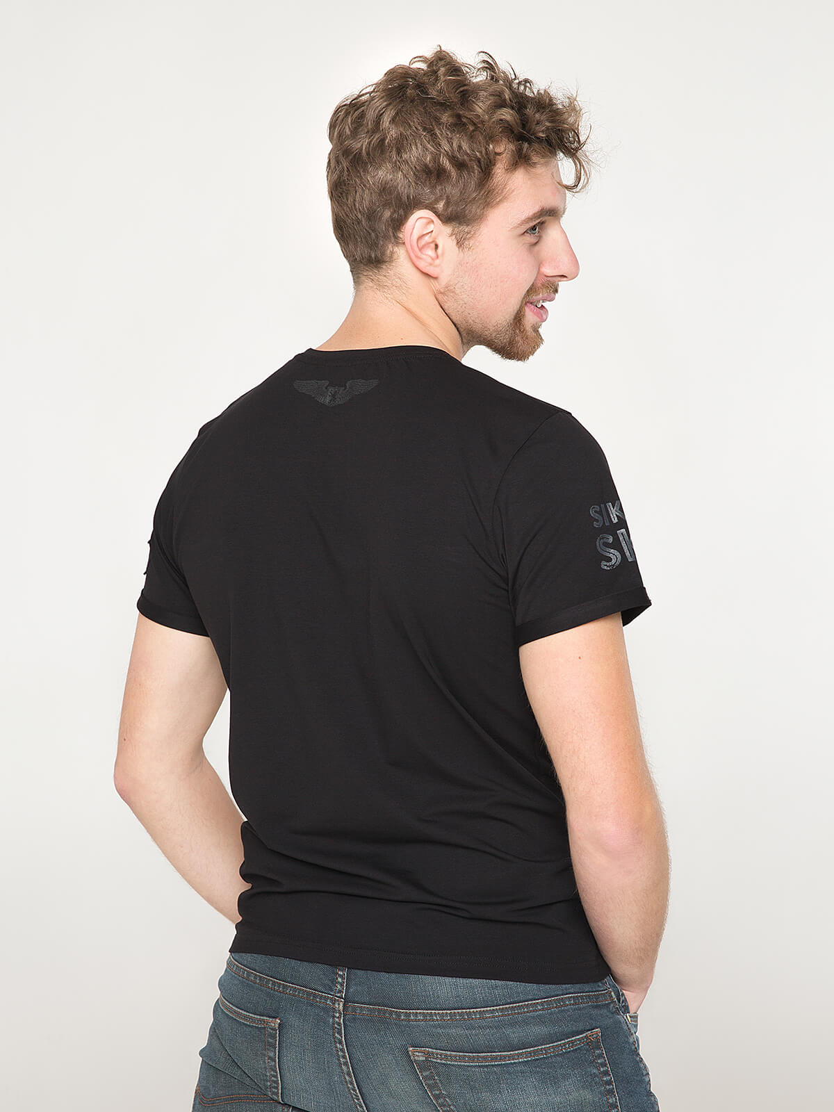 Men's T-Shirt Sikorsky. Color black. 1.