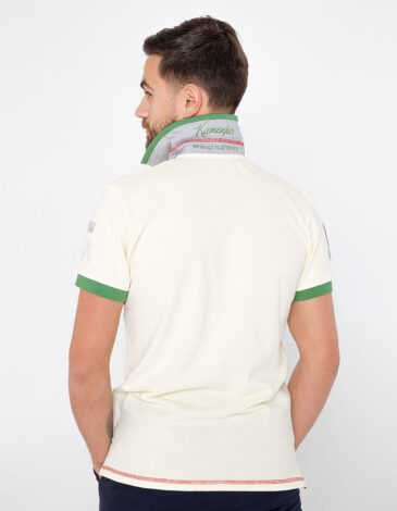 Men's Polo Shirt Ivan Franko. Color ivory. 1.