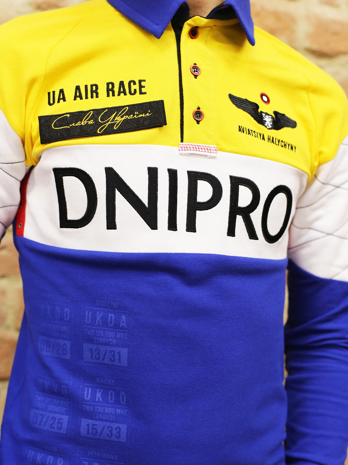 Чоловіче Поло-Лонґ Air Race Dnipro Реглан. Колір синій. 4.