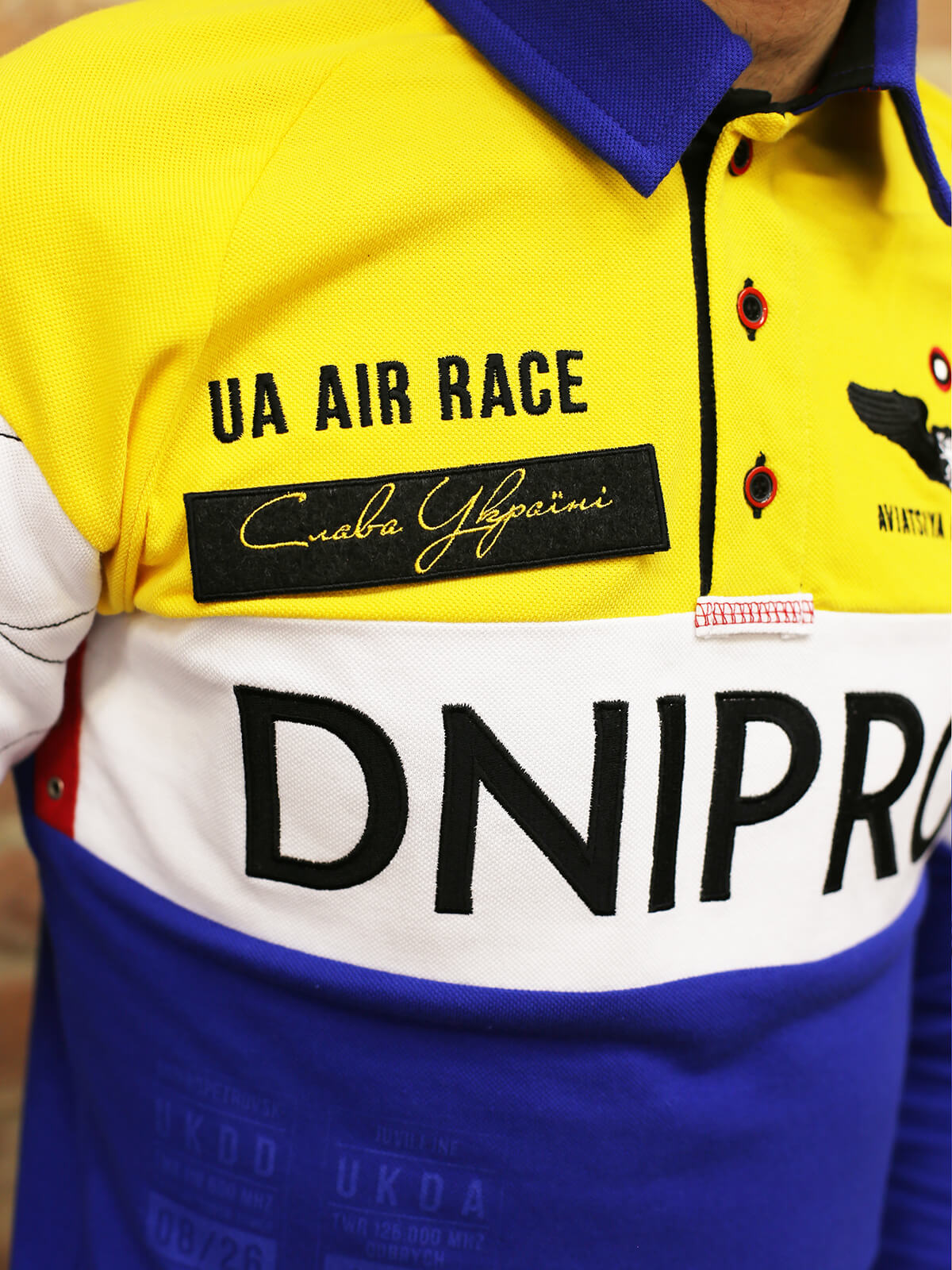 Чоловіче Поло-Лонґ Air Race Dnipro Реглан. Колір синій. 6.