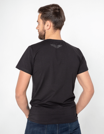 Men's T-Shirt Fly Cabin. Color black. .