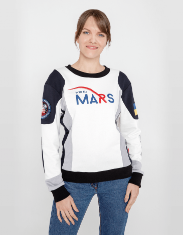 Women's Sweatshirt Molfar-X. Color white. .