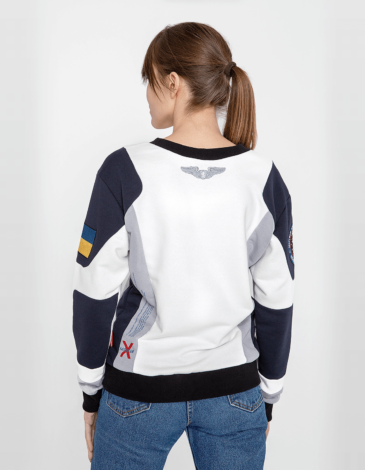 Women's Sweatshirt Molfar-X. Color white. .