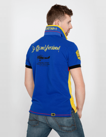 Men's Polo Shirt 7 Brigade (Petro Franko). Color navy blue. .