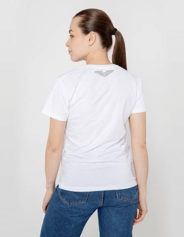 Women's T-Shirt An-225. Color white. .