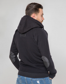 Men's Hoodie Syla. Color black. 3.