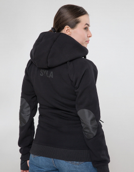 Women's Hoodie Syla. Color black. 5.