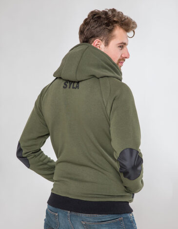 Men's Hoodie Syla. Color khaki. 2.