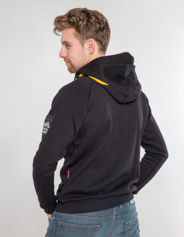 Men's Hoodie Petros. Color black. .