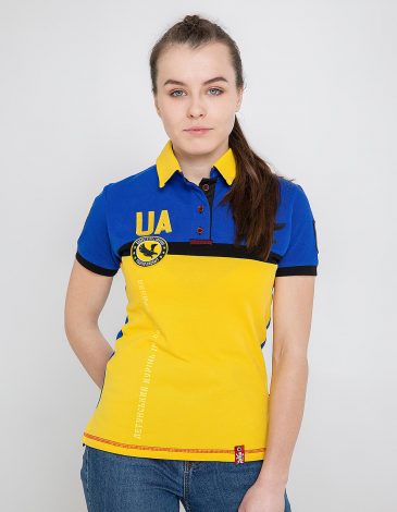 Women's Polo Shirt 7 Brigade (Petro Franko). Color navy blue. .