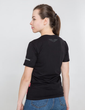 Women's T-Shirt Sikorsky. Color black. .