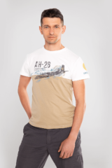 Men's T-Shirt Аn-26. Material: 95% cotton, 5% spandex.