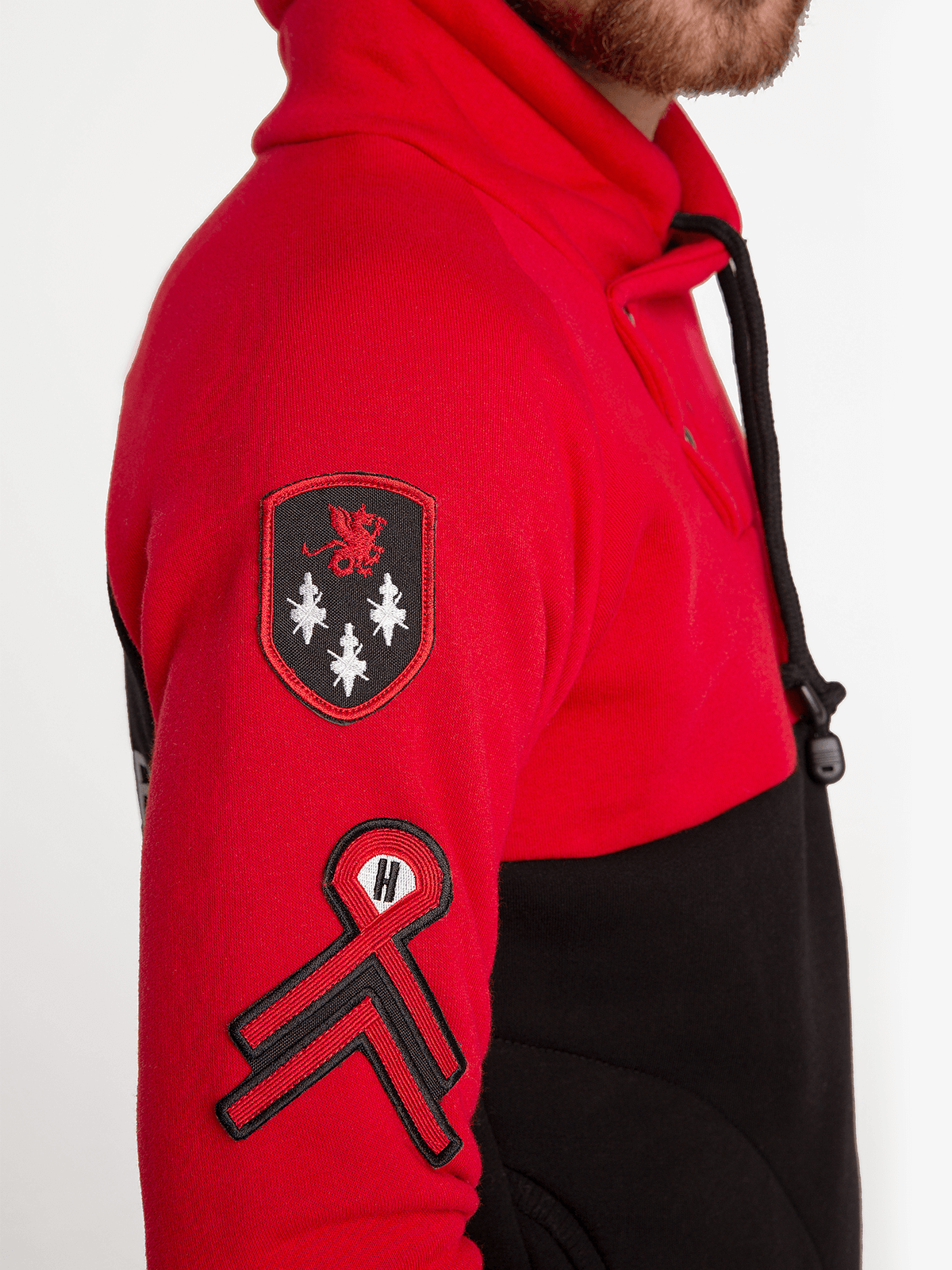Women's Sweatshir 12 Brigade. Color red. 2.