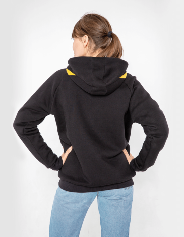 Women's Hoodie Petros. Color black. .