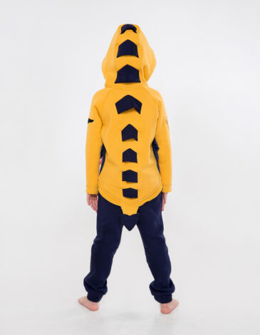 Kids Sport Suit Dragon. Color yellow. .
