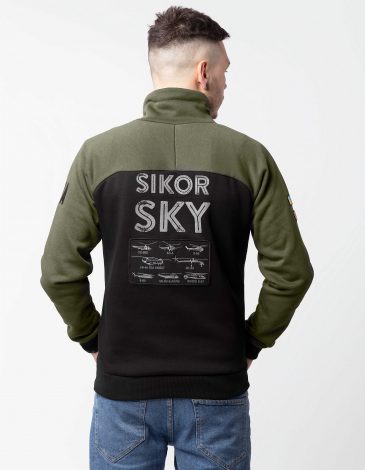 Men's Sweatshirt Sikorsky. Color khaki. .