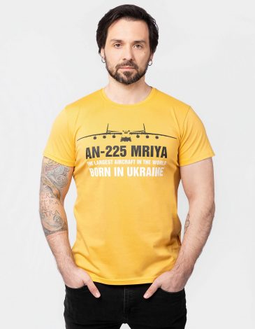 Men's T-Shirt Mriya. Color yellow. .