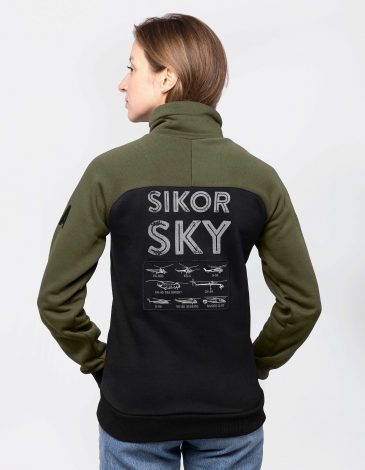 Women's Sweatshirt Sikorsky. Color khaki. .