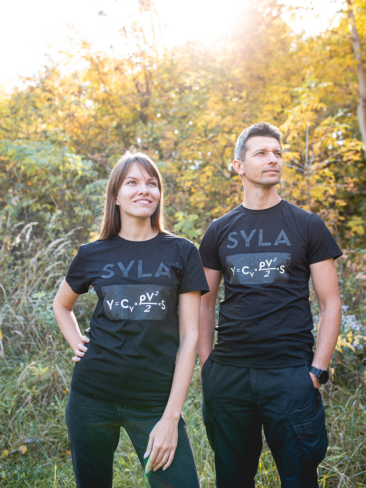 Men's T-Shirt Syla. Color black. 2.