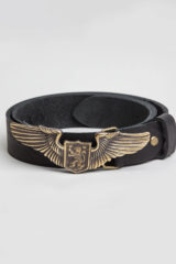 Belt Wings. Length: 125 cm
Material: leather and brass.