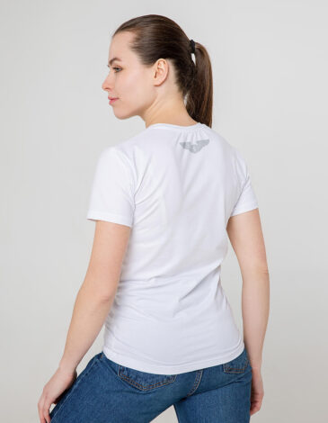 Women's T-Shirt Syla. Color white. .