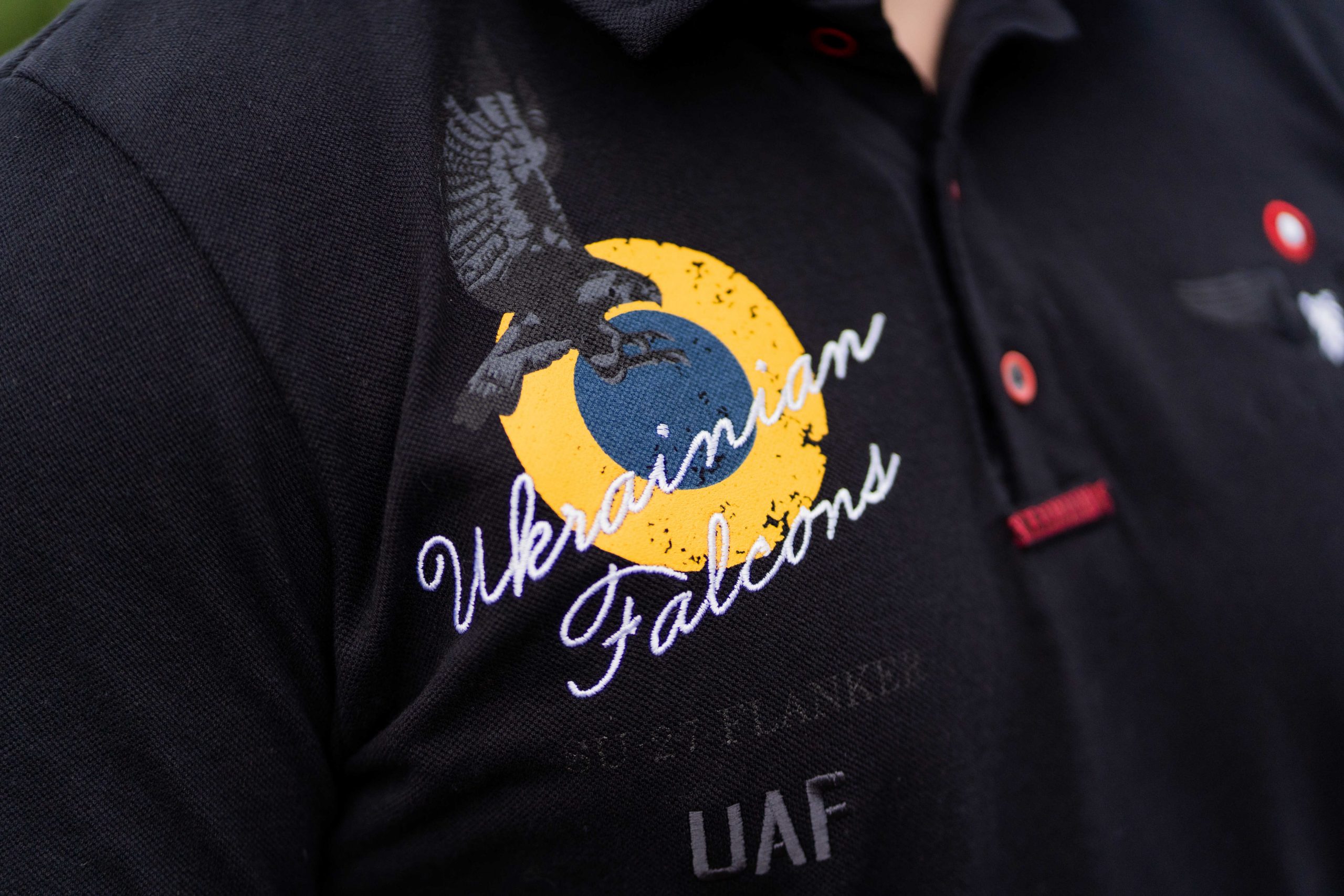 Falcons discount polo shirt