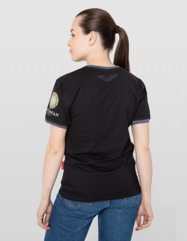 Women's T-Shirt 114 Brigade. Color black. .