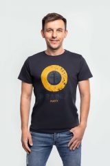 Men's T-Shirt Ukrainian Navy. .