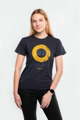 Women's T-Shirt Ukrainian Navy. .