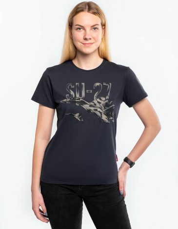 Women's T-Shirt Flanker. Color dark blue. .