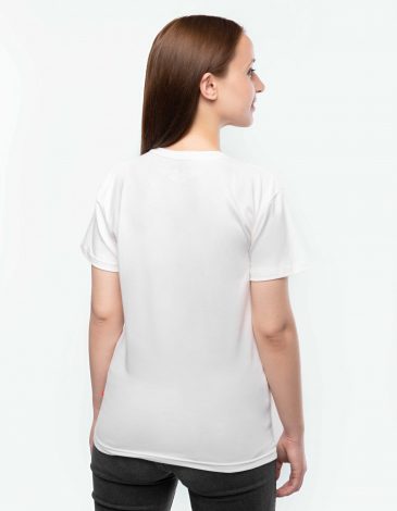 Women's T-Shirt Flu. Color off-white. .