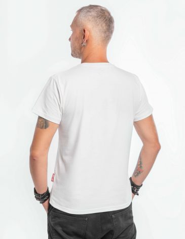 Men's T-Shirt Flu. Color off-white. .