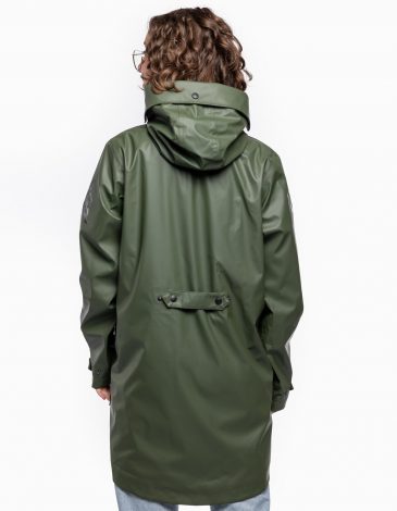 Women's Raincoat From Lviv With Rain. Color khaki. 1.