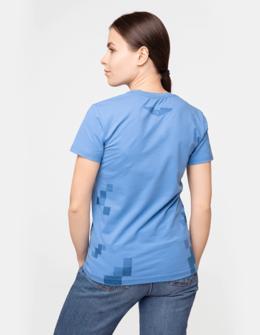 Women's T-Shirt 831 Brigade. Color sky blue. .