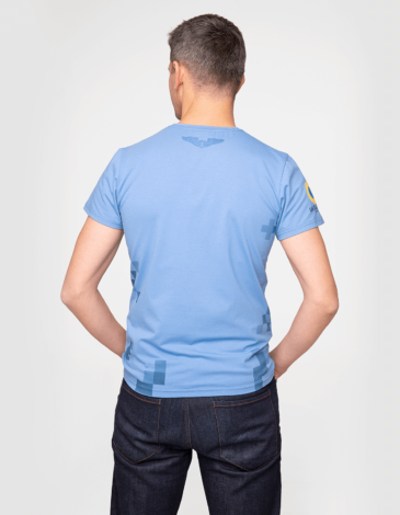 Men's T-Shirt 831 Brigade. Color sky blue. .