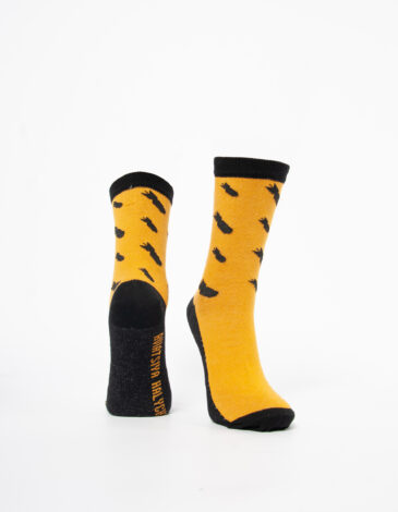 Socks Bombs. Color yellow. Material: 95% cotton, 5% elastane  .