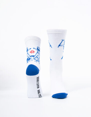 Socks Hutsul Space Program. Color white. .