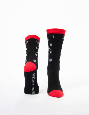 Socks Airport. Color black. .