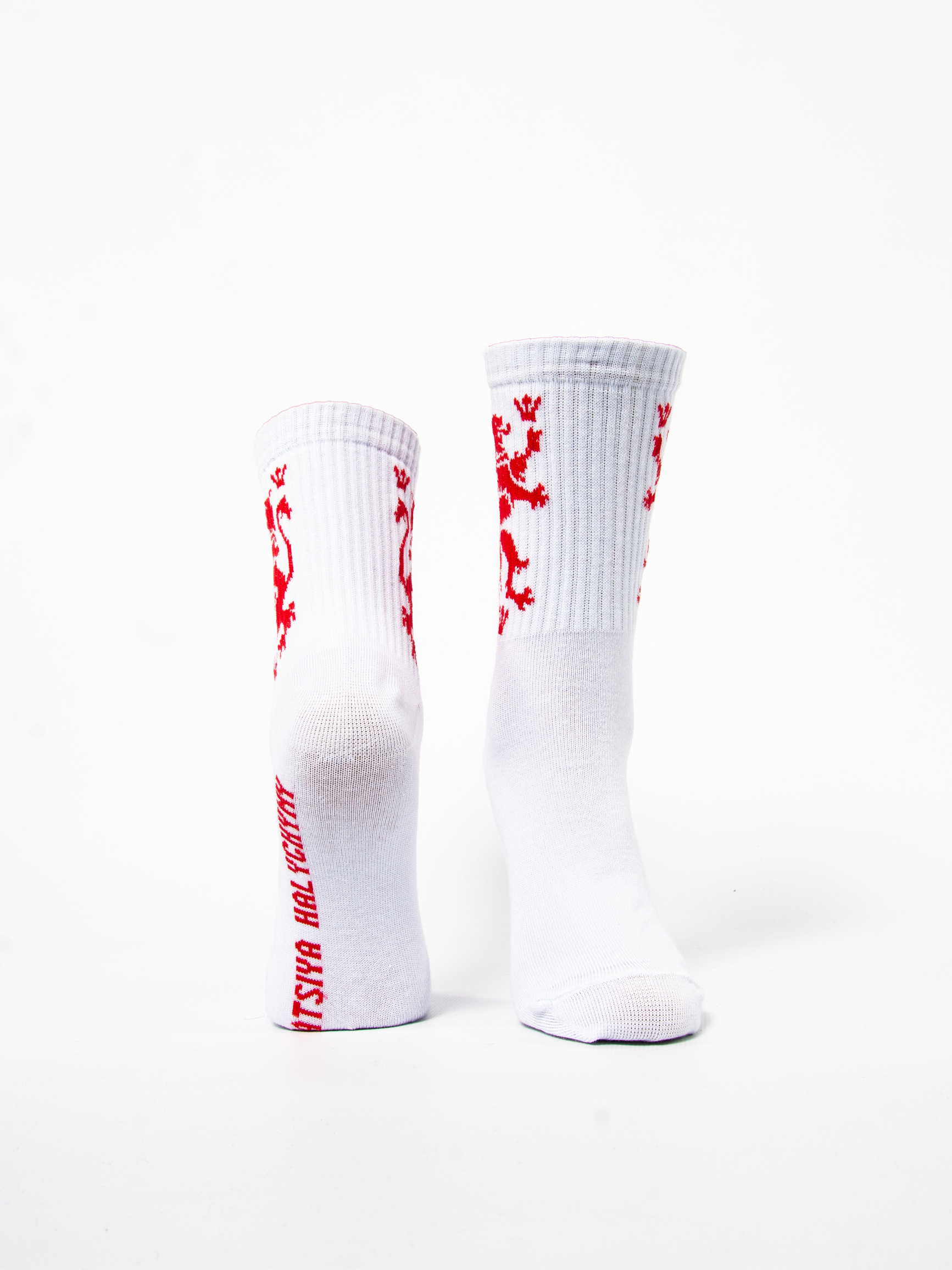 Socks Lion. Color white. 95% cotton, 5% elastane
The product is not subject to return and exchange according to the law.