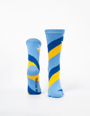 Socks Mriya. Color navy blue. .