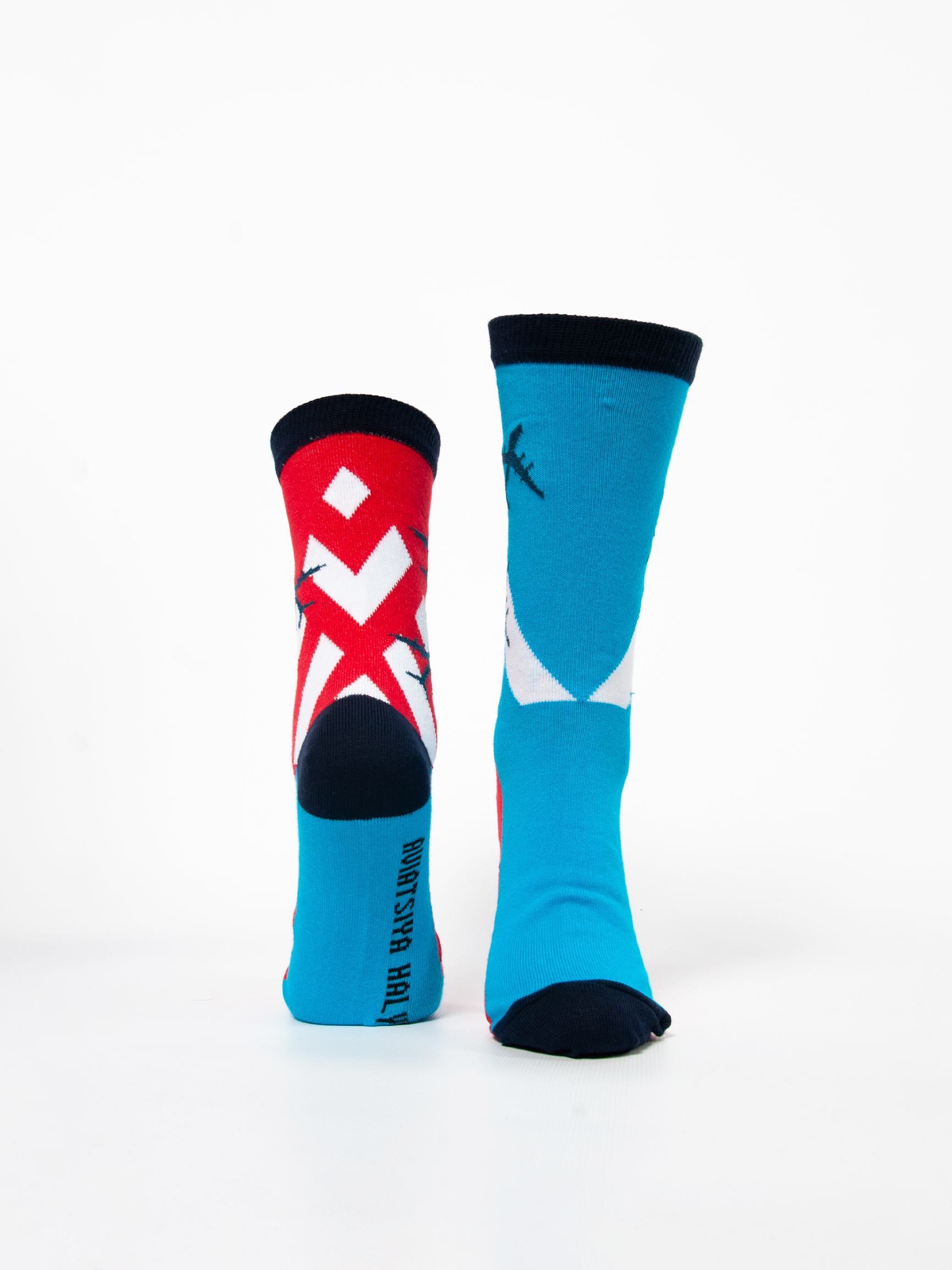 Socks Ruslan. Color turquoise. Socks: unisex
Material: 95% cotton, 5% elastane.