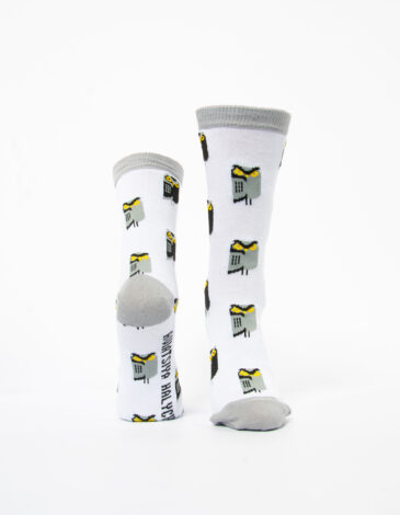 Socks Owl. Color white. .