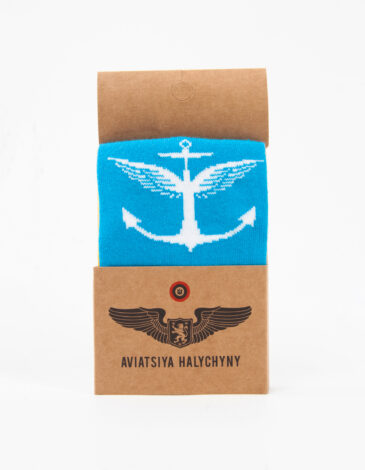 Socks Anchor. Color navy blue. .