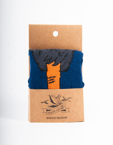 Kids Socks Paw. Color dark blue. .