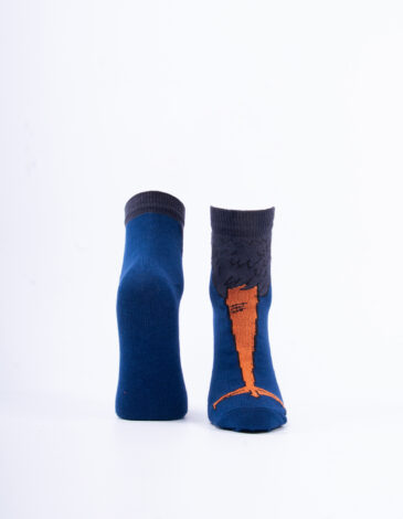 Kids Socks Paw. Color dark blue. .