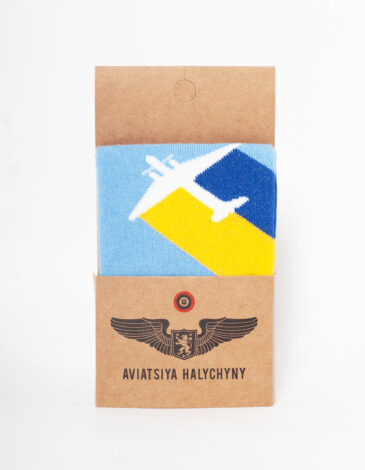 Socks Mriya. Color navy blue. .