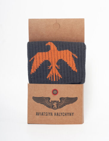 Socks Eagle. Color gray. .