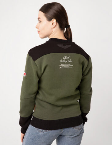 Women's Sweatshirt Indian. Color khaki. .