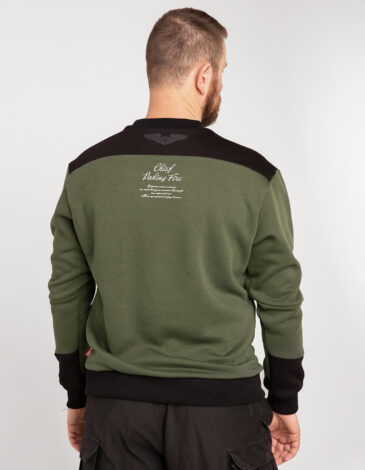 Men's Sweatshirt Indian. Color khaki. .